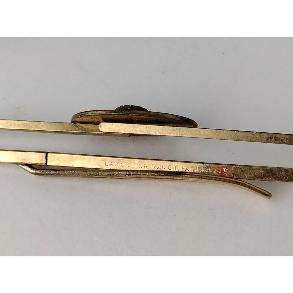 Vintage Anson Cufflinks & Lamode 10k 1/20 G.F. Tie Clip Set